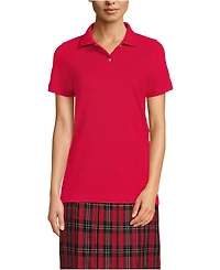 Lands' End Women's Short Sleeve Mesh Polo Shirt