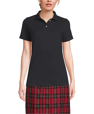 Lands' End Women's Short Sleeve Mesh Polo Shirt
