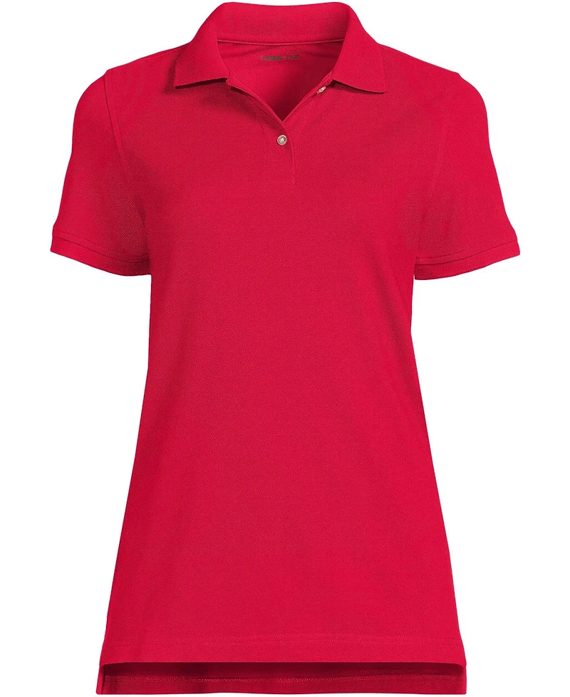 Lands' End Women's Short Sleeve Mesh Polo Shirt