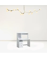 Wooden Writing Desk with Two Drawers – Perfect for Study or Office