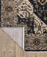 Oriental Weavers Eliana ELI07 2'3''x7'6'' Runner Area Rug