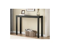 Kings Brand Furniture Russel Long Console Table - Minimalist and Slim Entryway for Decorative Displays, Sofa