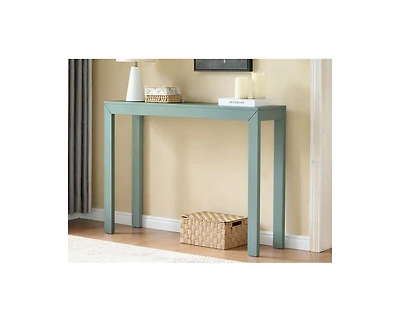 Kings Brand Furniture Russel Long Console Table - Minimalist and Slim Entryway for Decorative Displays, Sofa