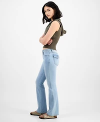 Celebrity Pink Juniors' Low-Rise Extended-Tab Bootcut Jeans
