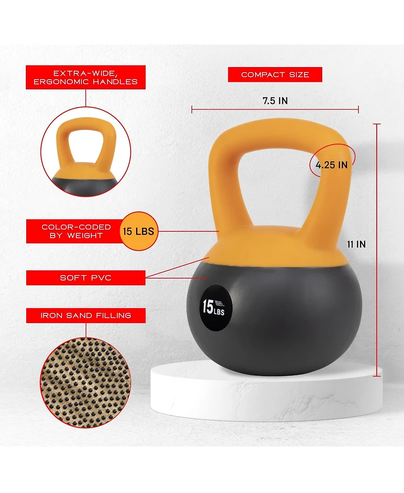 NonZero Gravity Iron Sand Soft Kettlebell