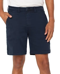 Liverpool Los Angeles Men's Cotton-Blend Relaxed 8" Shorts