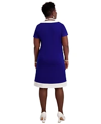 Kasper Women's Cap-Sleeve Framed Dress, Regular & Plus Sizes