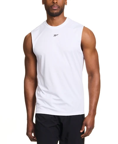 Reebok Men's Sleeveless Logo Tech Tank Top