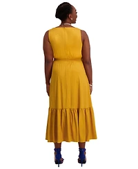 Kasper Women's Tiered Midi Dress, Regular & Plus Sizes