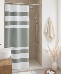Madison Park Spa Waffle 3M-Scotchgard Shower Curtain, 54" x 78"