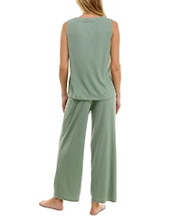 Roudelain Women's Tank & Wide-Leg Pant Pajama Set