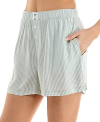 Roudelain Women's 2-Pk. Printed Mid-Rise Boxer Shorts