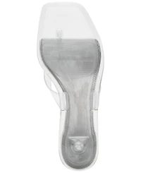 Steve Madden Women's Tracie-j Kitten-Heel Jelly Thong Sandals