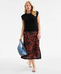 On 34th Women's Textured-Stitch Sleeveless Sweater, Exclusively at Macy's