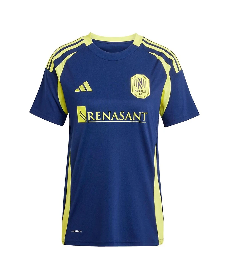 Adidas Women's Hany Mukhtar Navy Nashville Sc 2025 The Heart of Kit Replica Player Jersey