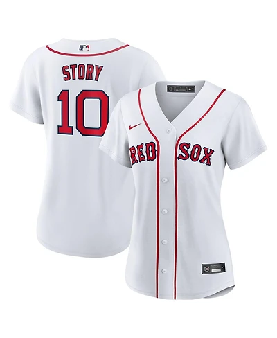 Nike Women's Trevor Story White Boston Red Sox Home Replica Jersey