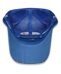 Checkered Flag Sports Men's and Women's Blue Kyle Larson HendrickCars.com Flame Trucker Adjustable Hat