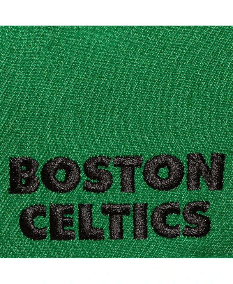 Mitchell & Ness Men's Kelly Green Boston Celtics Starlight Snapback Hat