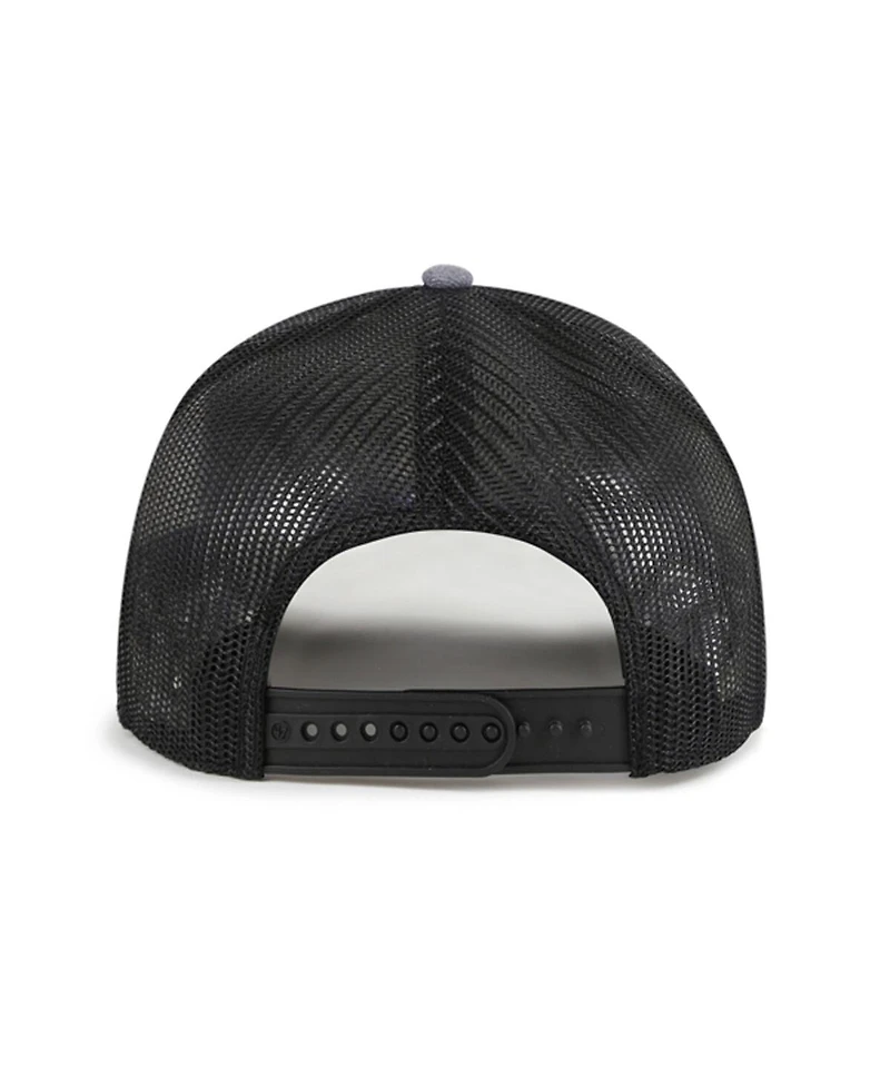 '47 Brand Men's Charcoal Detroit Tigers Carbon Rope Trucker Adjustable Hat