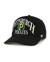 '47 Brand Men's Black Pittsburgh Pirates Pitchout Rope Hitch Adjustable Hat