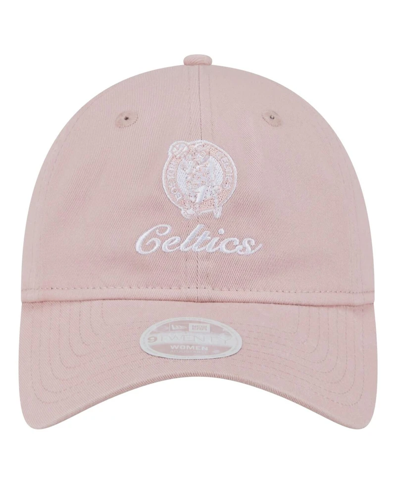 New Era Women's Pink Boston Celtics Gameday Preppy 9TWENTY Adjustable Hat