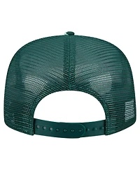 New Era Men's Green Athletics Adventure Pattern Golfer Trucker Snapback Hat