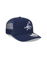 New Era Men's Navy Dallas Cowboys 9SEVENTY Stretch Snap Trucker Hat