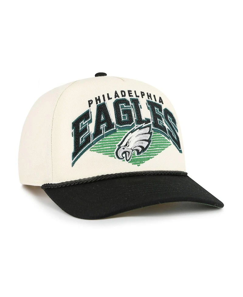 '47 Brand Men's Cream Philadelphia Eagles Pomona Rope Hitch Adjustable Hat