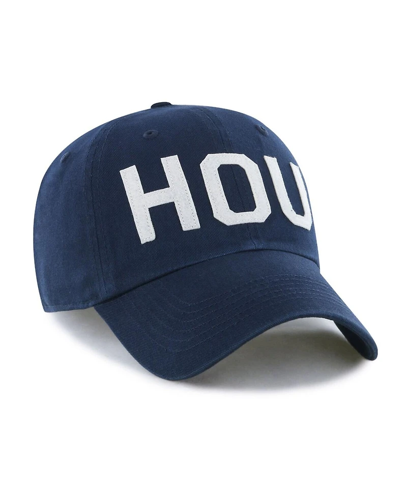 '47 Brand Women's Navy Houston Texans Finely Clean Up Adjustable Hat