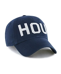 '47 Brand Women's Navy Houston Texans Finely Clean Up Adjustable Hat