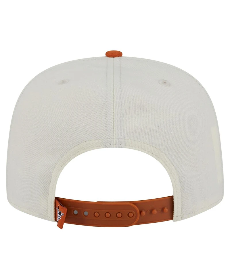 New Era Men's White Texas Longhorns Collegiate 9FIFTY A-Frame Snapback Hat