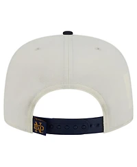 New Era Men's White Notre Dame Fighting Irish Collegiate 9FIFTY A-Frame Snapback Hat