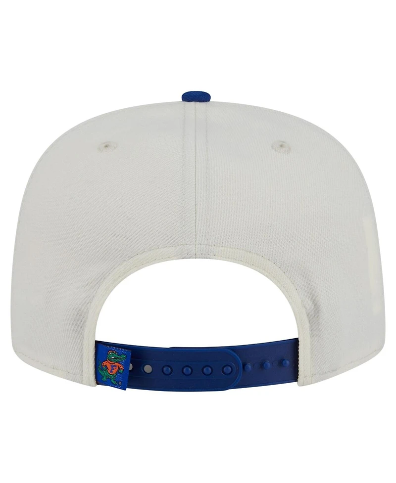New Era Men's White Florida Gators Collegiate 9FIFTY A-Frame Snapback Hat