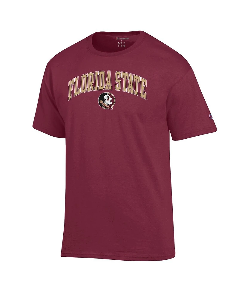 Champion Men's Garnet Florida State Seminoles Arch Over Logo T-Shirt