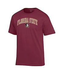 Champion Men's Garnet Florida State Seminoles Arch Over Logo T-Shirt