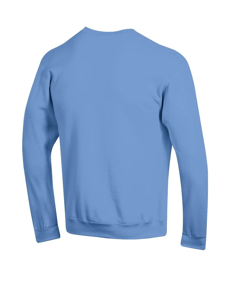 Champion Men's Carolina Blue North Tar Heels Arch Over Logo Pullover Sweatshirt