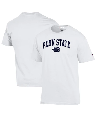 Champion Men's White Penn State Nittany Lions Arched Logo T-Shirt
