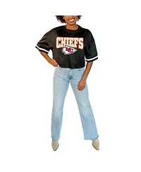 Gameday Couture Women's Black Kansas City Chiefs Game Face Fashion Jersey