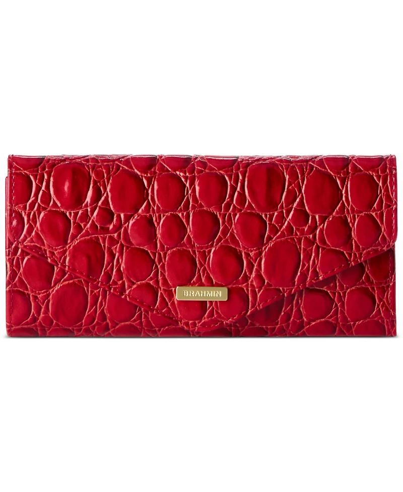 Brahmin Veronica Sriracha Vanderbilt Leather Wallet