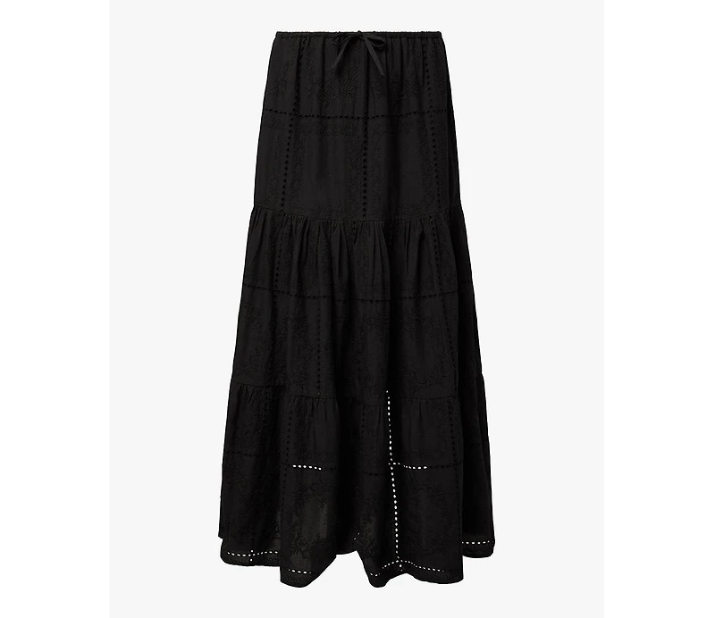 WeWoreWhat Women's Midi Pull On Skirt