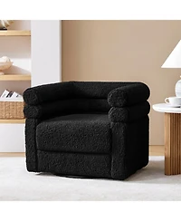 Donat Modern Swivel Barrel Chair