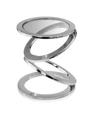 Minimalist Glass Round End Table – Perfect for Living Room or Bedroom
