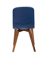 Dining or Side Chair Set of 2 with Upholstered Seats for Table or Lounge Use