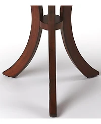 Contemporary Round Side Table – Durable Manufactured Wood Design