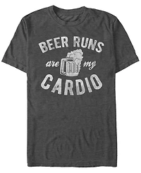 Fifth Sun Men's Beer Run Cardio Short Sleeve T-Shirt
