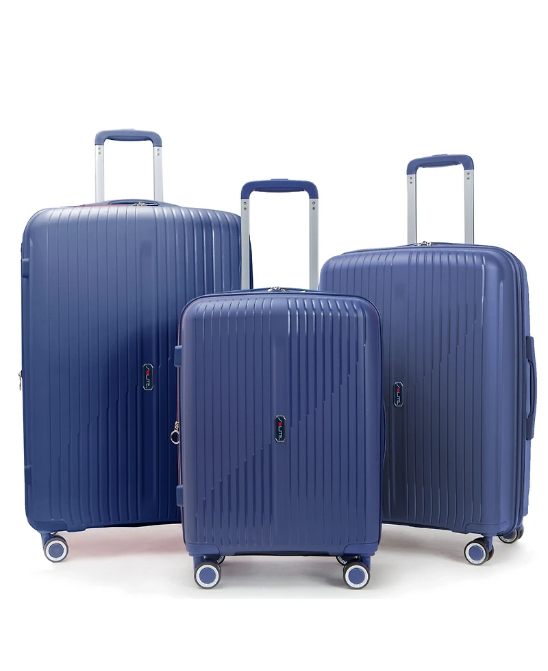 Solite Brooklyn 3-Piece Expandable Spinner Luggage Set