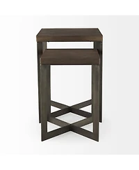 Traditional Solid Wood Square End Table – Timeless Accent Piece