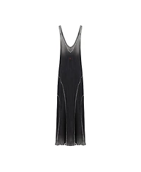 Pcfg Women's Free Heaven Acid Wash Long Dress