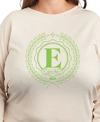Hybrid Apparel Plus Wicked Elphaba E Graphic Pullover T-Shirt