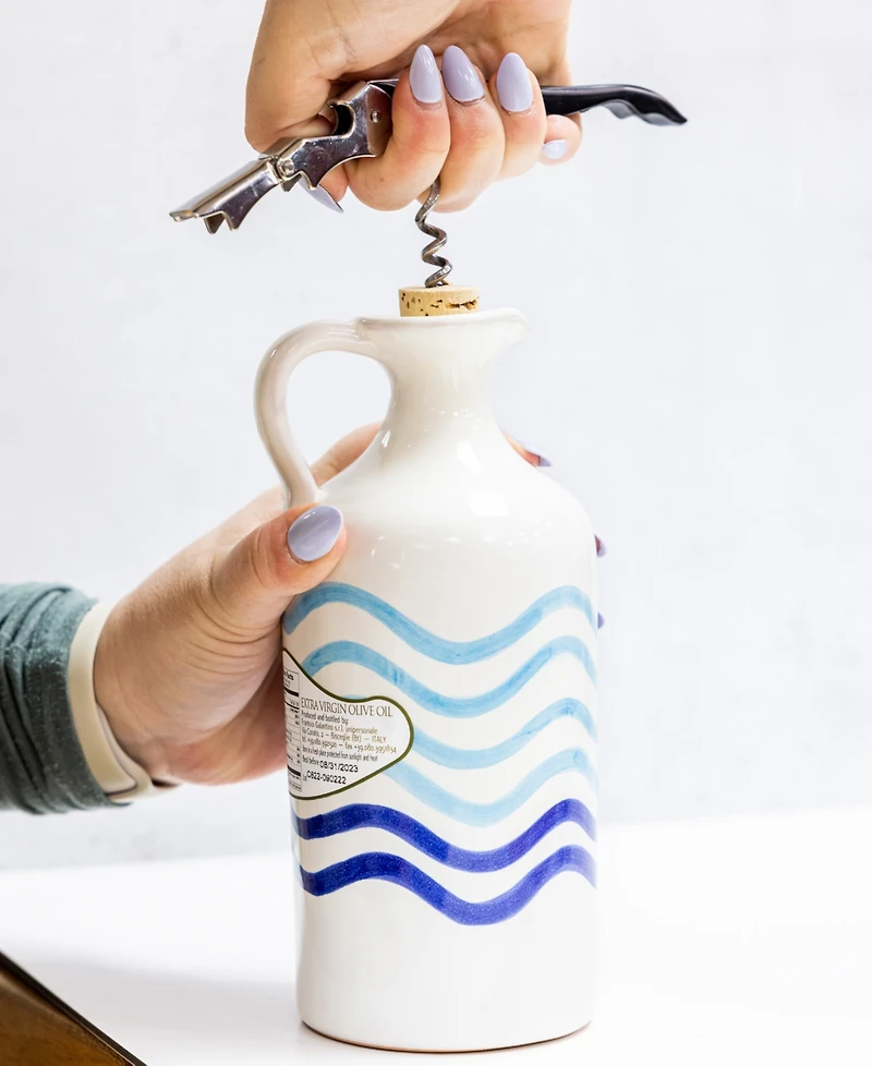 Zia Pia Waves Extra Virgin Olive Oil Ceramic